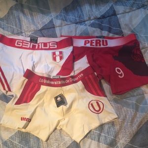 New 3 Pack of Peru Boxers